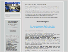 Tablet Screenshot of dr-mauksch.de
